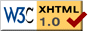 Valid XHTML 1.0! Valid XHTML 1.0!